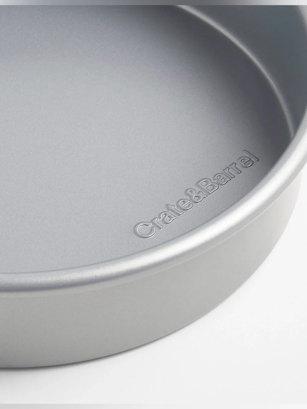 Crate & Barrel Silver 6-Piece Silver Silicone Nonstick Bakeware Set
